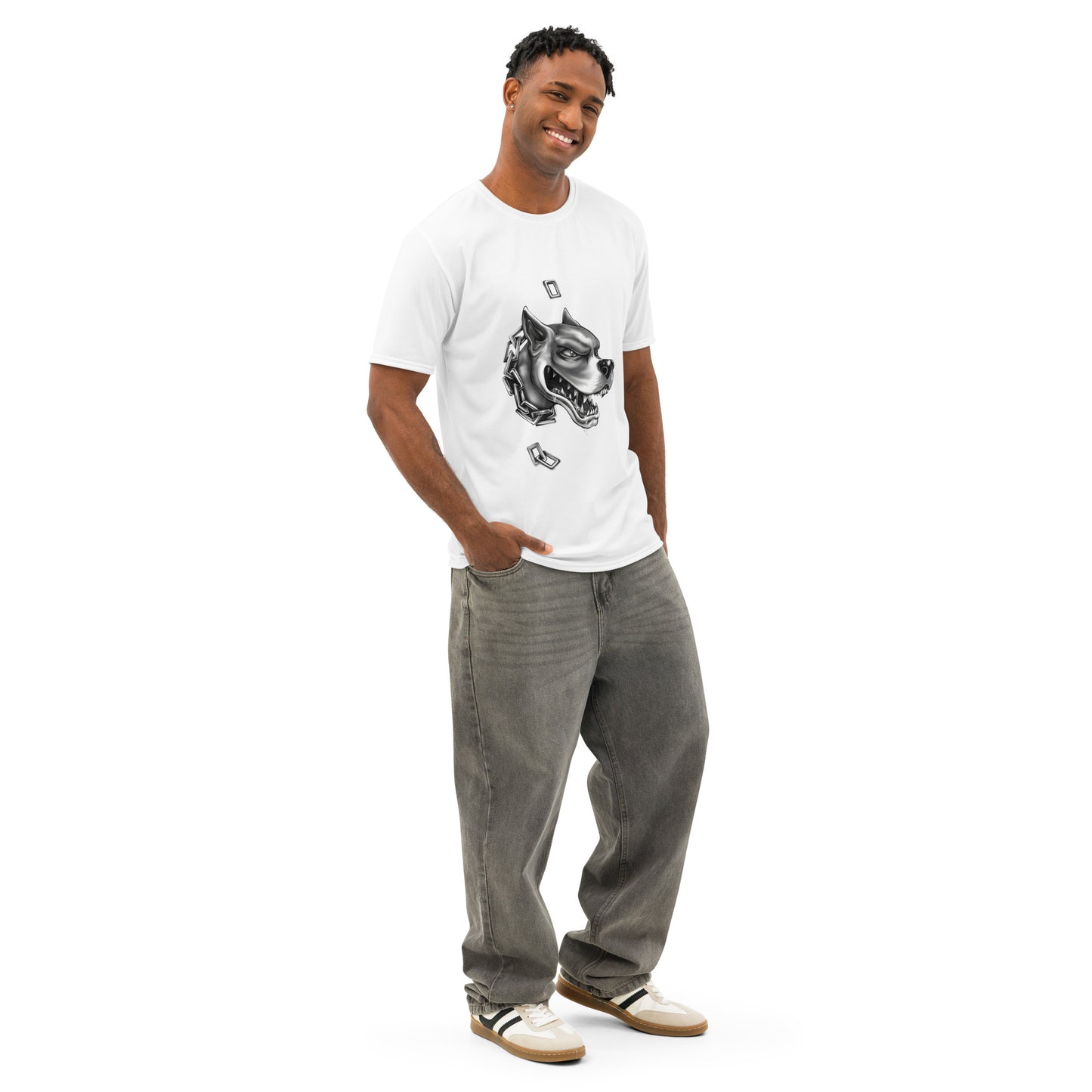 Mens cotton crew neck t-shirt