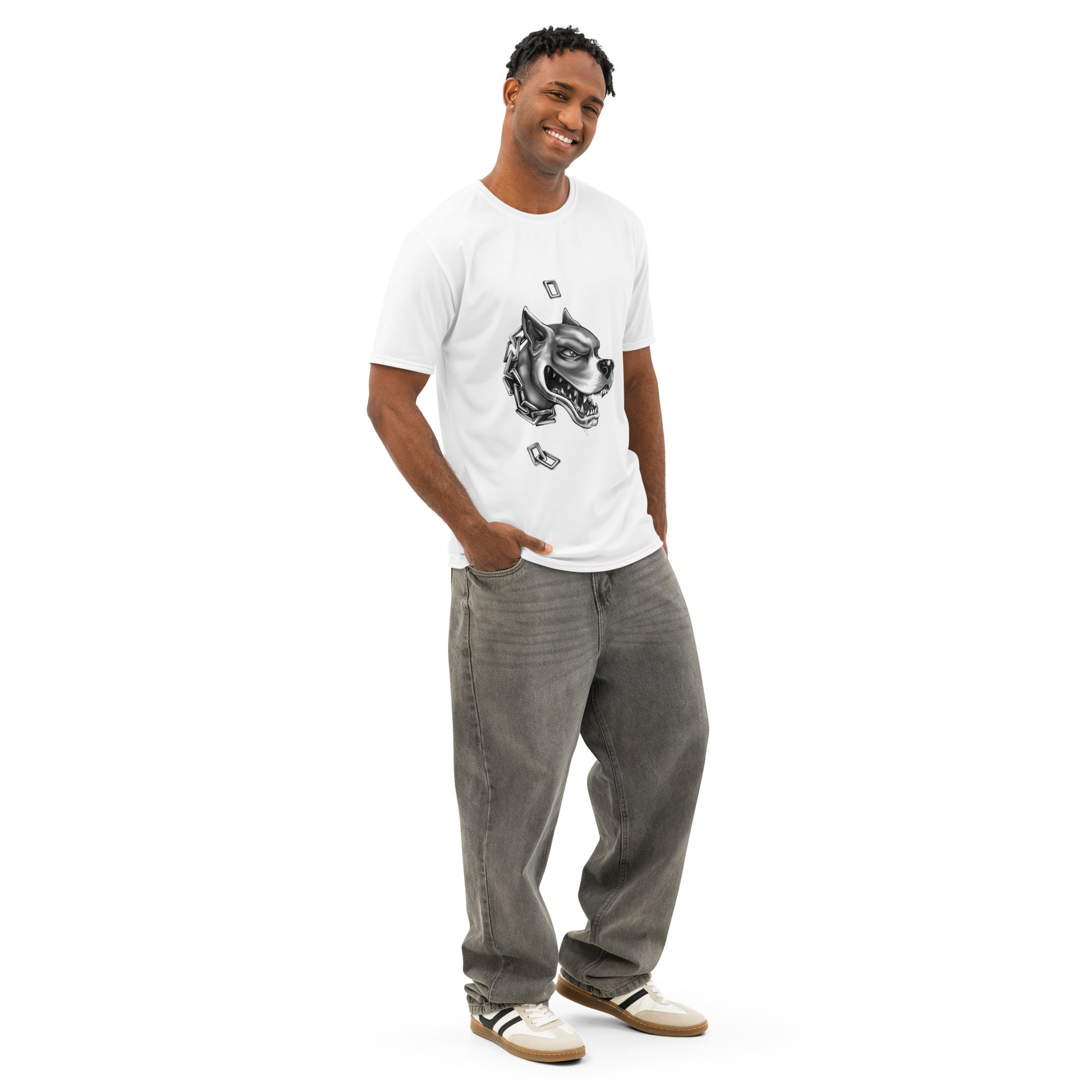 Mens cotton crew neck t-shirt