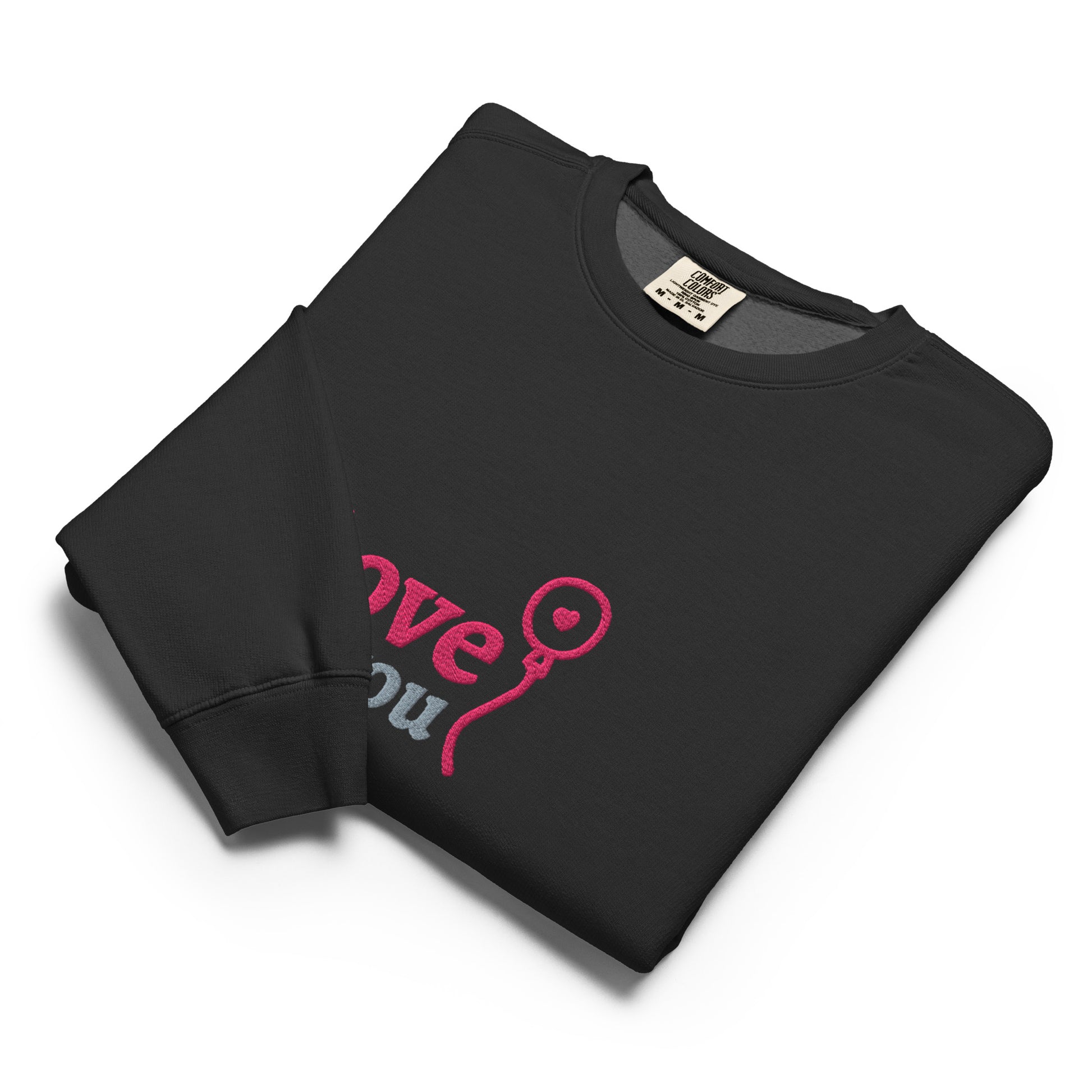 Unisex garment-dyed fleece crewneck sweatshirt