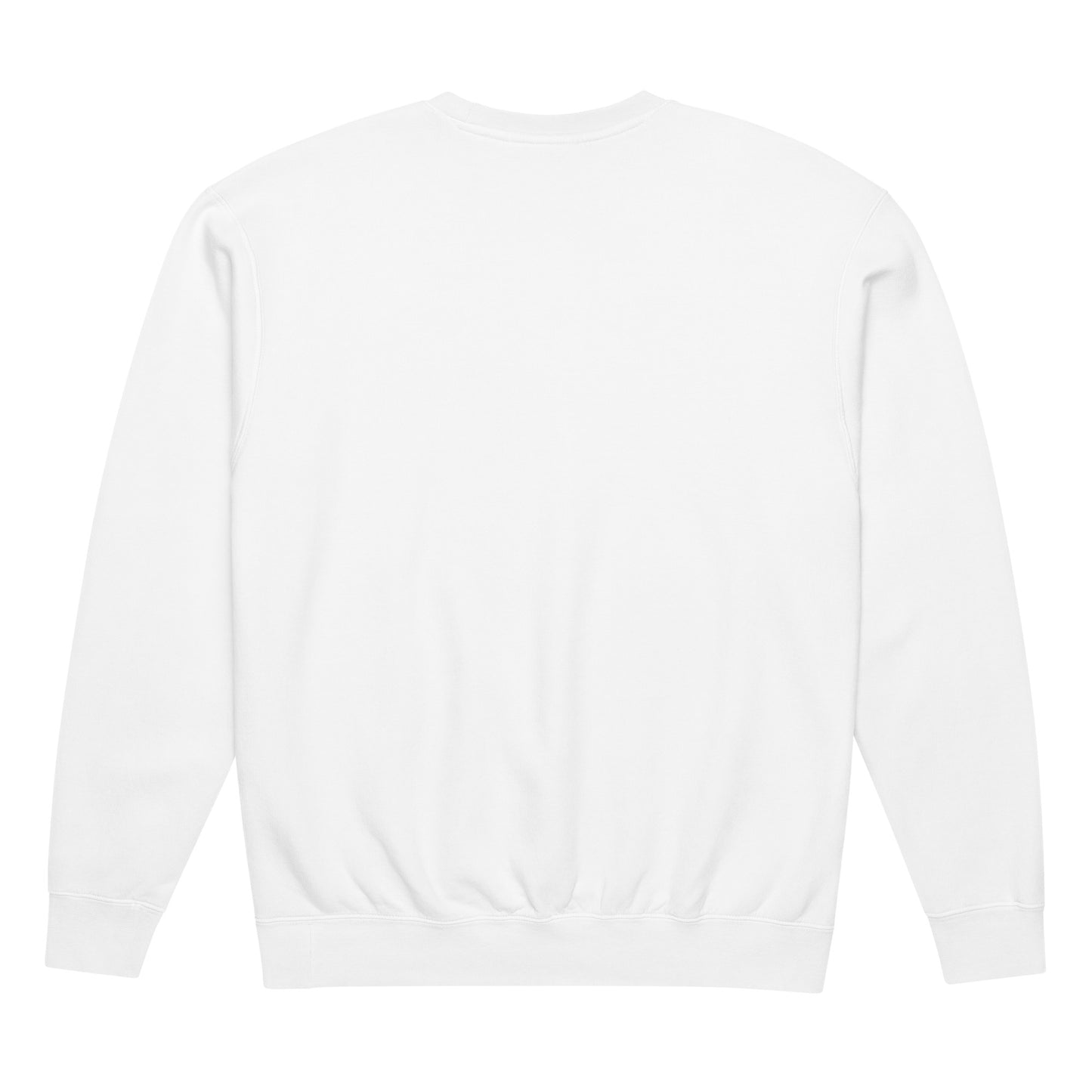 Unisex garment-dyed fleece crewneck sweatshirt