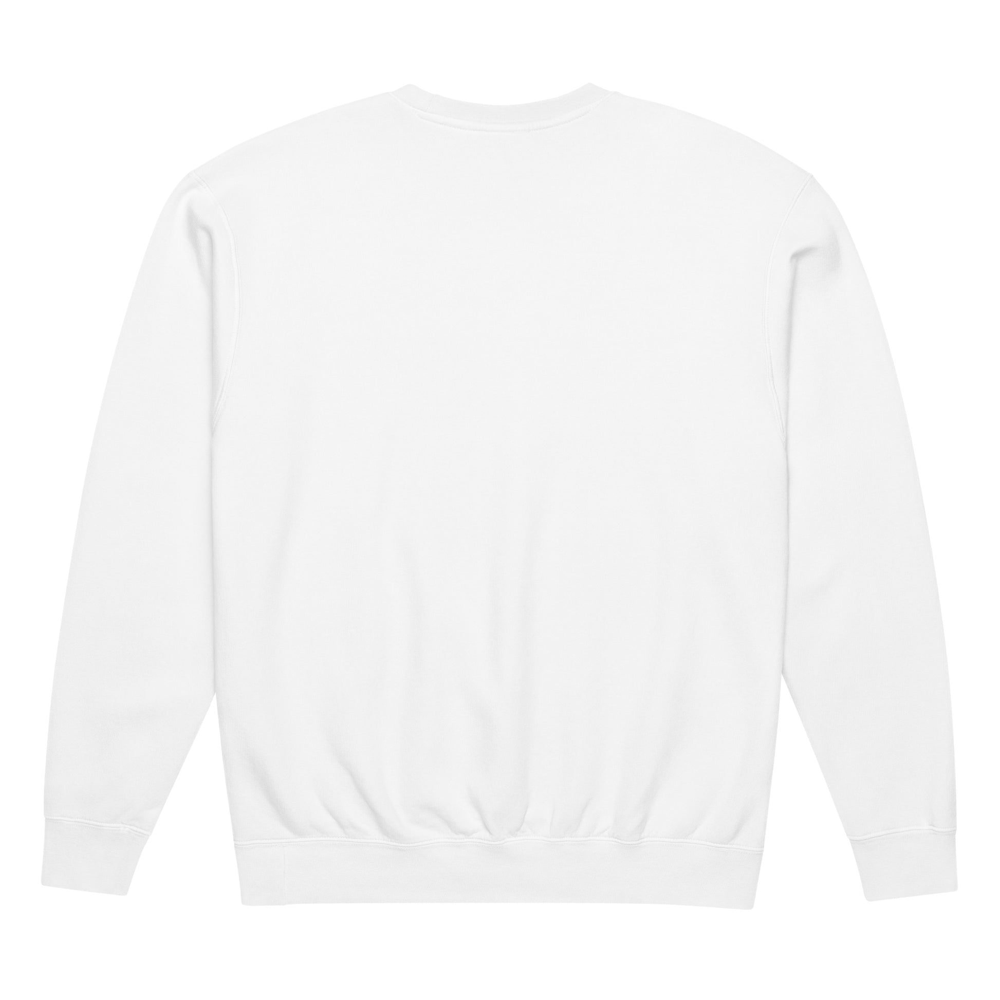 Unisex garment-dyed fleece crewneck sweatshirt