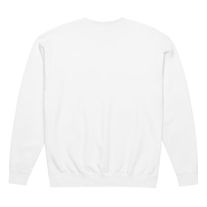 Unisex garment-dyed fleece crewneck sweatshirt