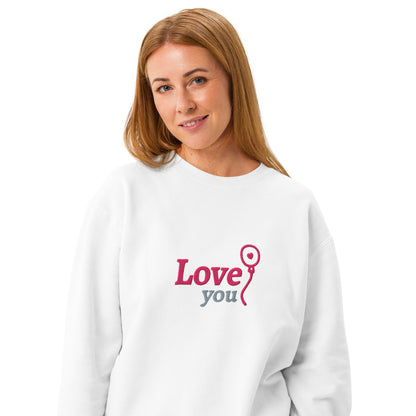 Unisex garment-dyed fleece crewneck sweatshirt