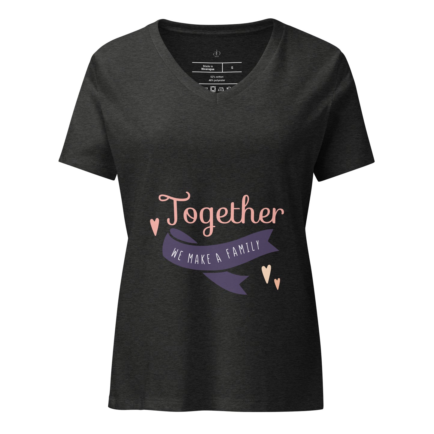 Womens relaxed v-neck t-shirt
