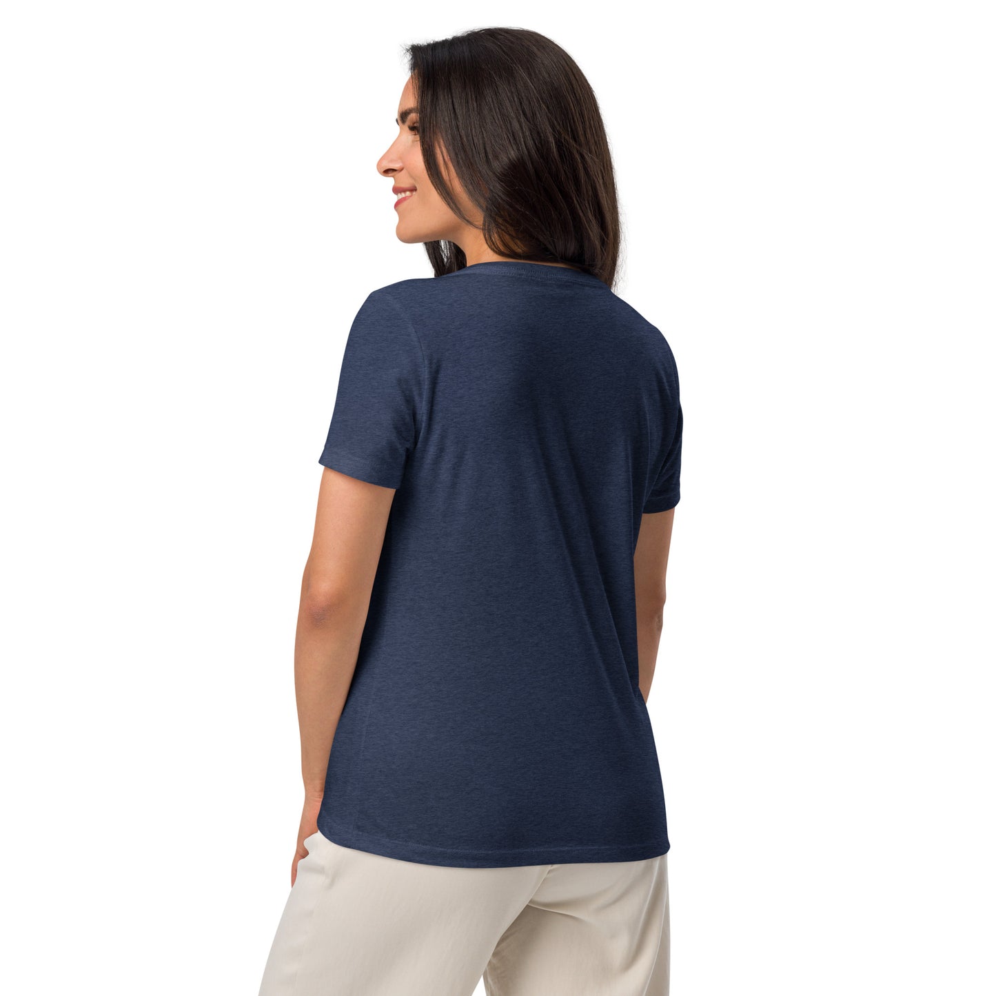 Womens relaxed v-neck t-shirt