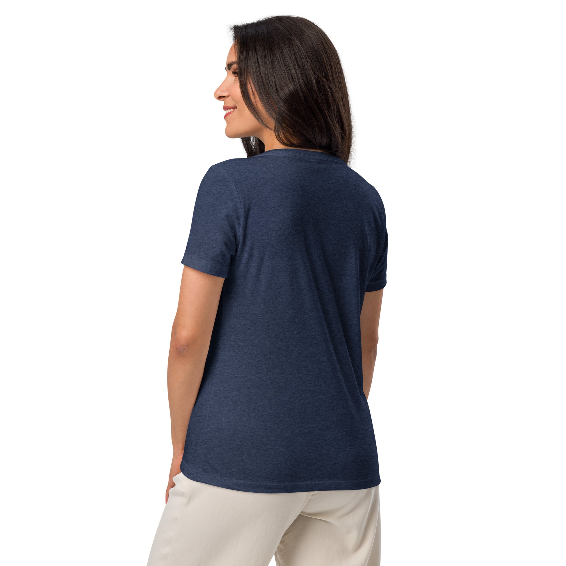 Womens relaxed v-neck t-shirt
