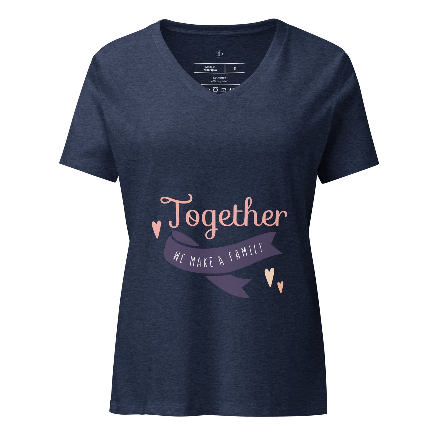 Womens relaxed v-neck t-shirt