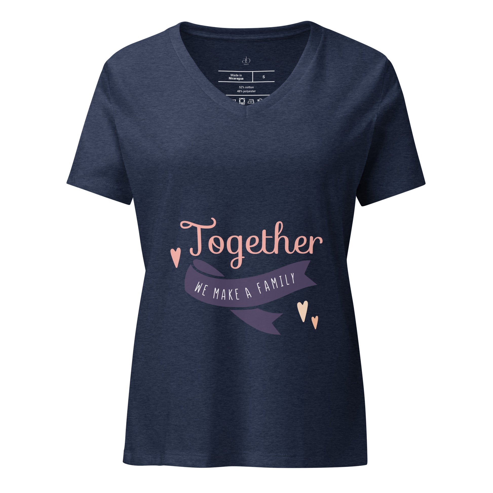Womens relaxed v-neck t-shirt