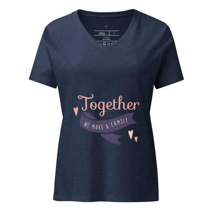 Womens relaxed v-neck t-shirt