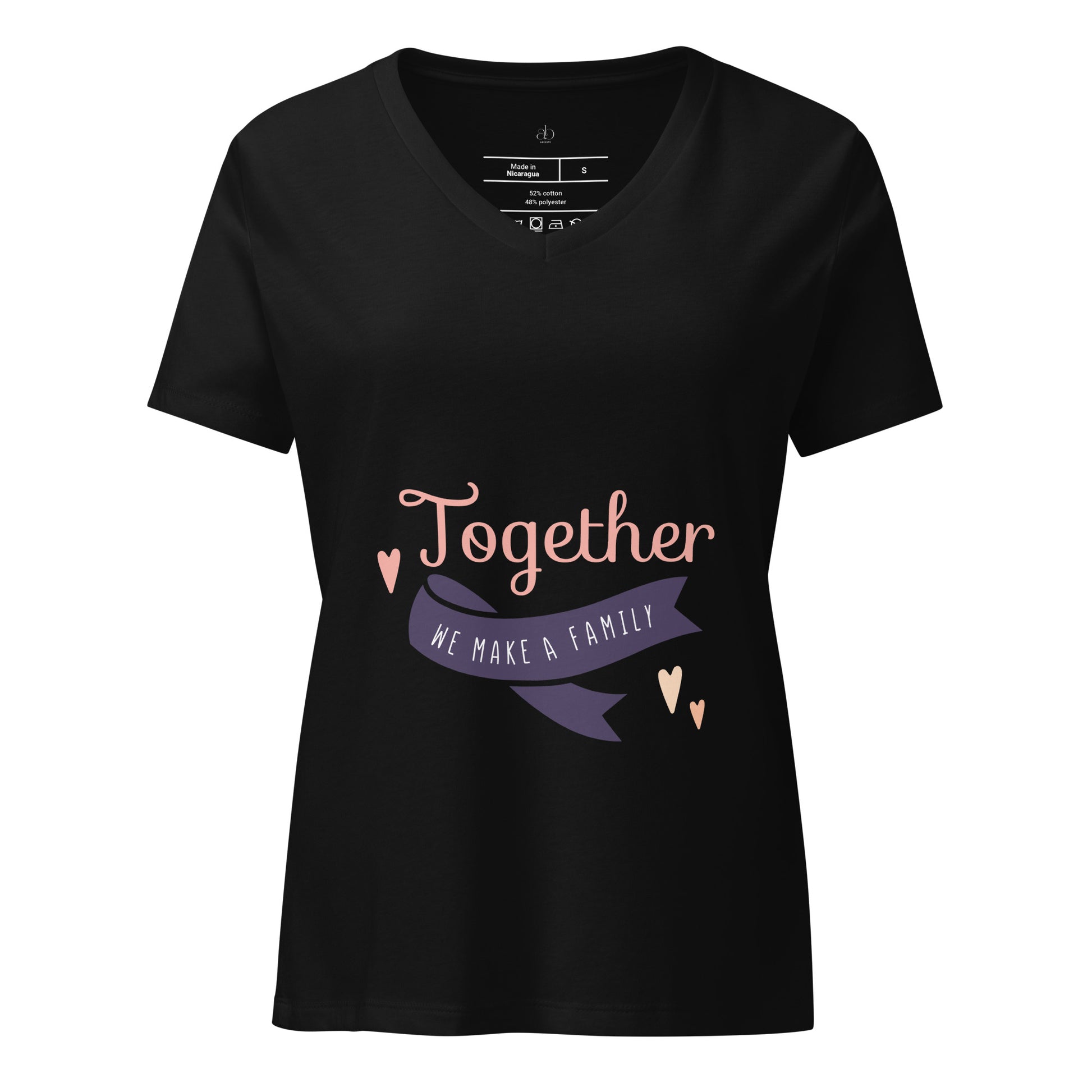 Womens relaxed v-neck t-shirt