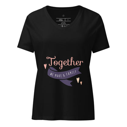 Womens relaxed v-neck t-shirt