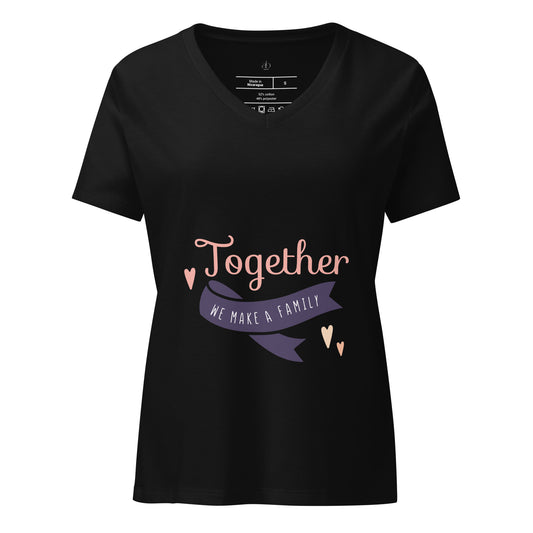 Womens relaxed v-neck t-shirt