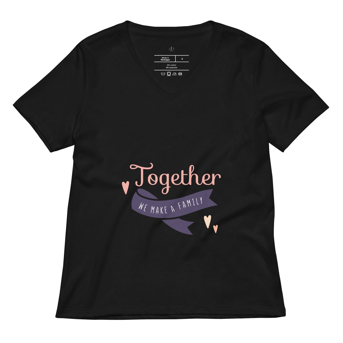 Womens relaxed v-neck t-shirt