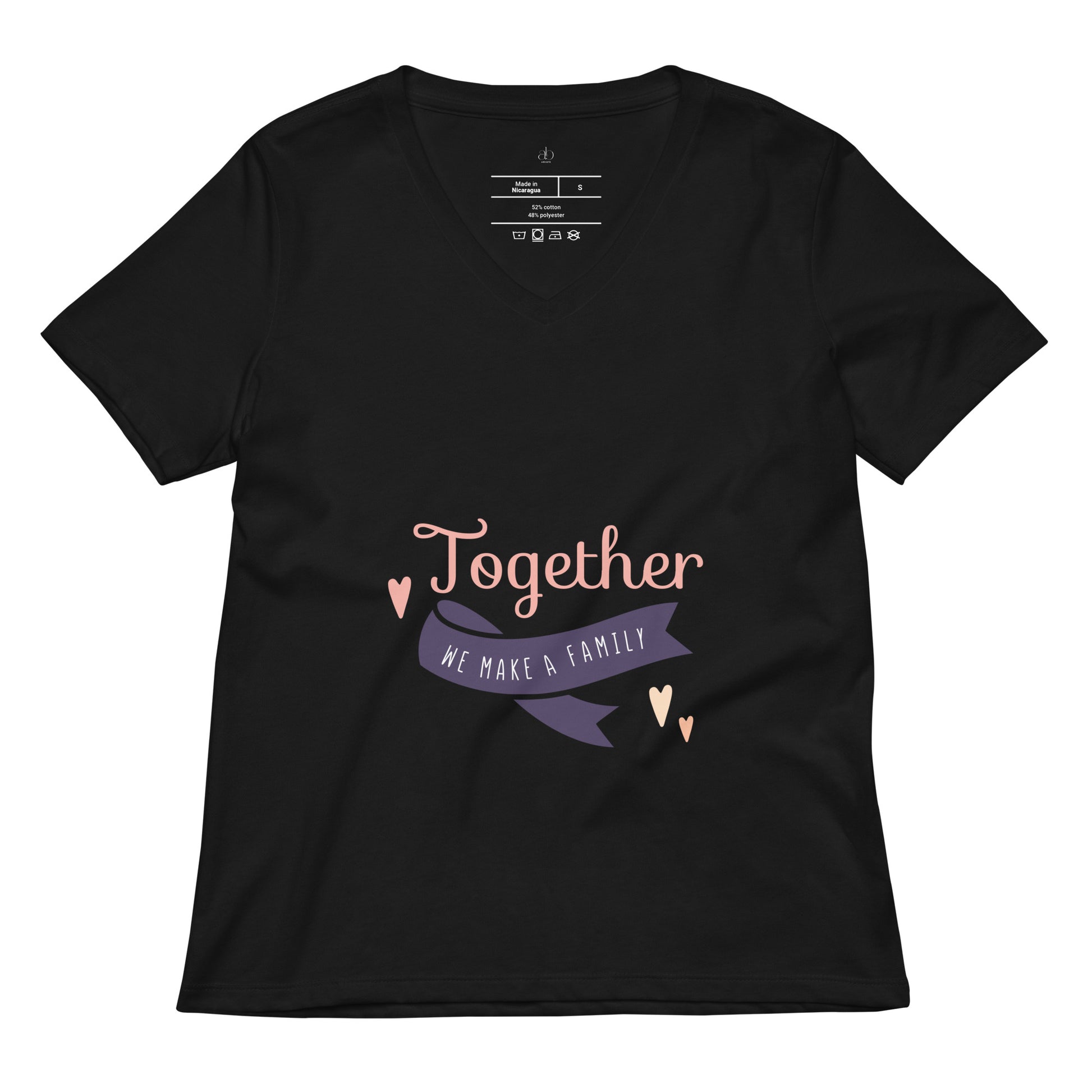 Womens relaxed v-neck t-shirt