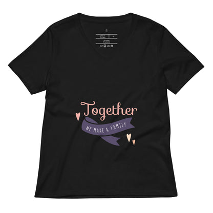 Womens relaxed v-neck t-shirt