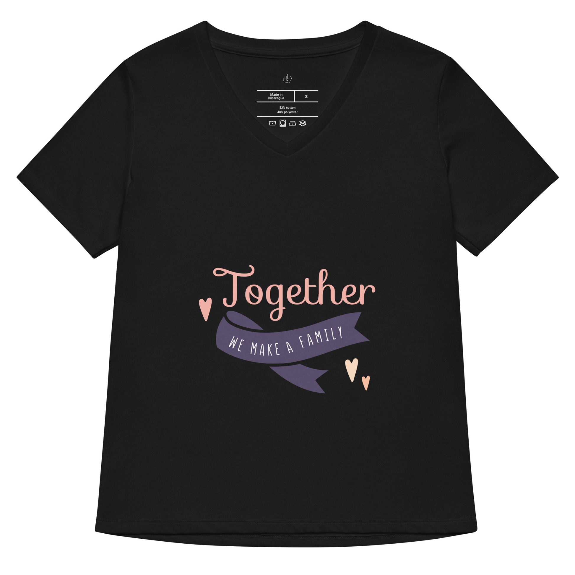 Womens relaxed v-neck t-shirt